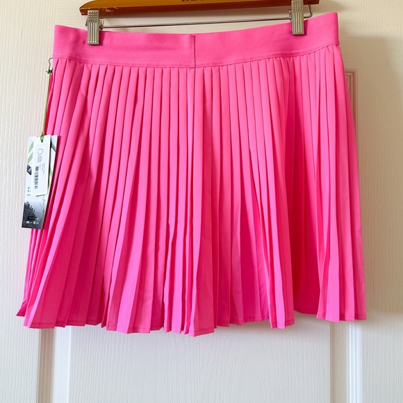 Kyodan Active skort skirt pink pleated NWT golf tennis large - Picture 2 of 7
